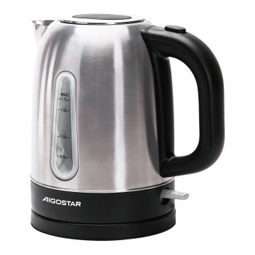 Aigostar - Rychlovarná konvice 1,7l 2200W/230V matný chrom