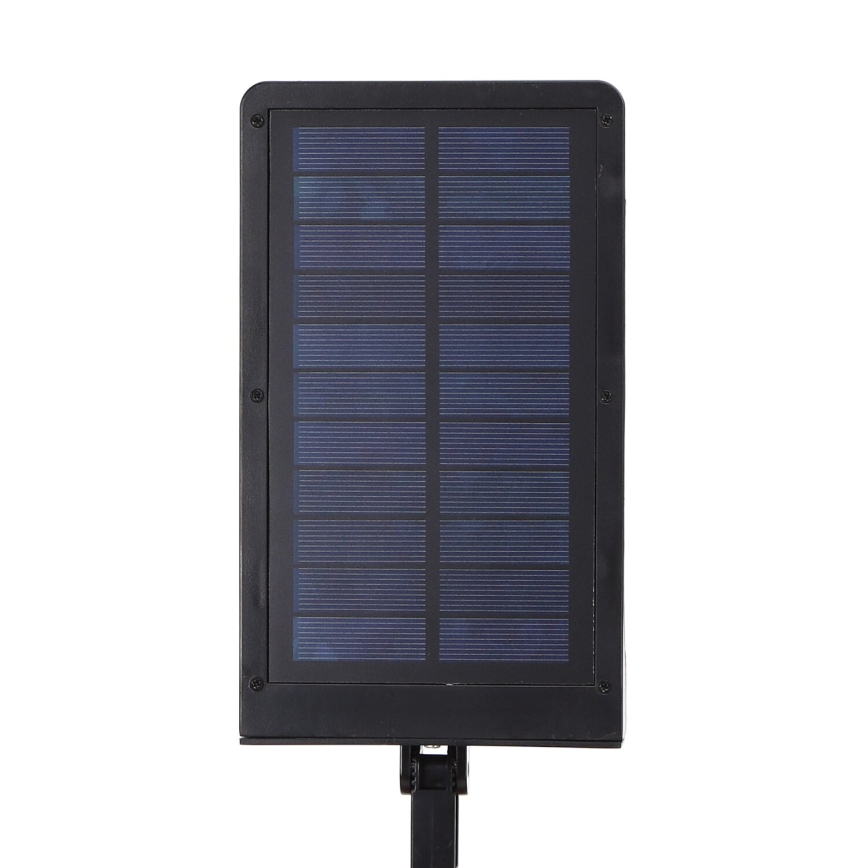 Aigostar - SADA 2x LED Solární pouliční lampa se senzorem LED/3W/3,7V1800 mAh IP44 3000/4000/5000K + dálkové ovládání
