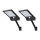 Aigostar - SADA 2x LED Solární pouliční lampa se senzorem LED/3W/3,7V1800 mAh IP44 3000/4000/5000K + dálkové ovládání