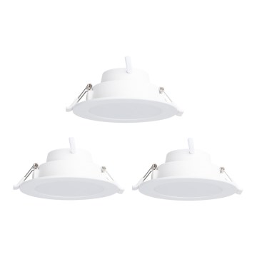 Aigostar - SADA 3 x LED RGBW Stmívatelné podhledové svítidlo MESH LED/6W/230V 2700K-6500K pr.11,5cm