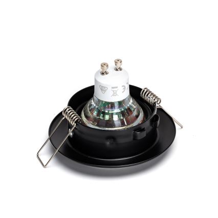 Aigostar - SADA 3x LED Podhledové svítidlo 1xGU10/4,5W/230V 6500K černá