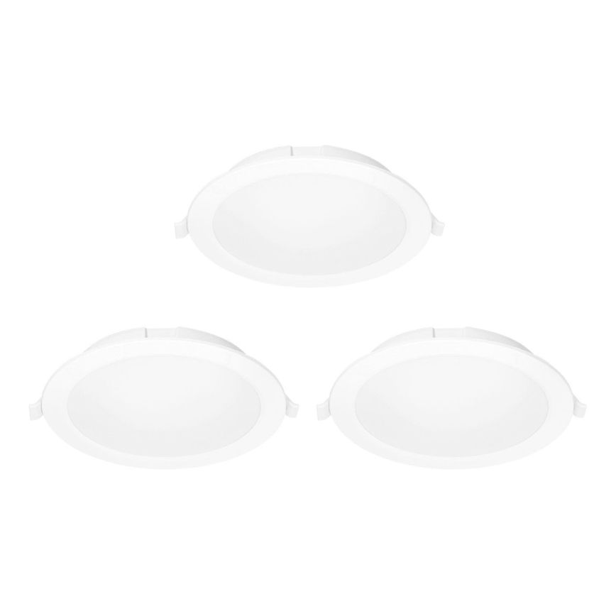 Aigostar - SADA 3x LED RGB Stmívatelné podhledové svítidlo MESH LED/15W/230V 2700K-6500K pr.17cm