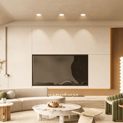 Aigostar - SADA 3x LED Koupelnové podhledové svítidlo LED/4,8W/230V 3000K IP65 bílá