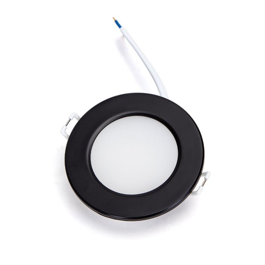 Aigostar - SADA 3x LED Koupelnové podhledové svítidlo LED/4,8W/230V 6500K IP65 černá