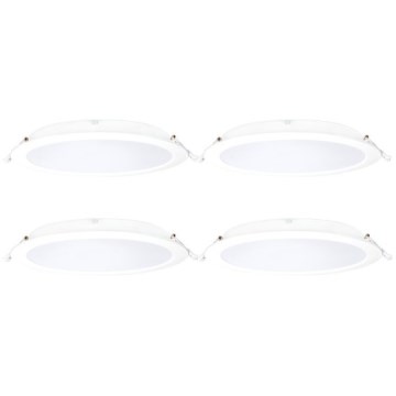 Aigostar - SADA 4x LED RGBW Stmívatelné podhledové svítidlo MESH LED/18W/230V 2700K-6500K pr. 23 cm