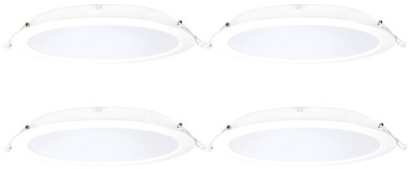 Aigostar - SADA 4x LED RGBW Stmívatelné podhledové svítidlo MESH LED/18W/230V 2700K-6500K pr. 23 cm