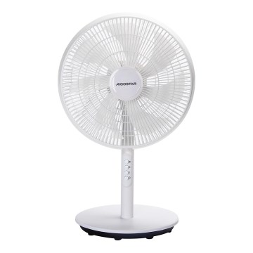 Aigostar - Stojanový ventilátor 45W/230V 110 cm bílá