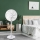 Aigostar - Stojanový ventilátor 45W/230V pr. 35 cm bílá