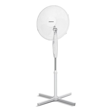 Aigostar - Stojanový ventilátor 45W/230V pr. 41 cm bílá