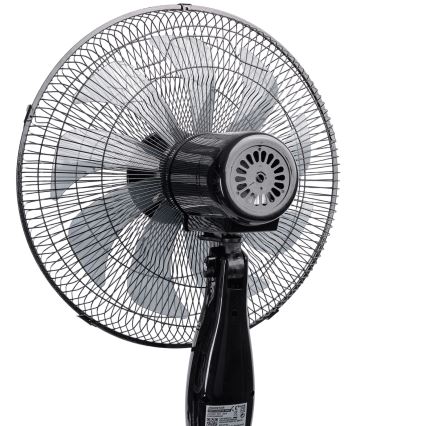 Aigostar - Stojanový ventilátor 55W/230V 130 cm černá + dálkové ovládání