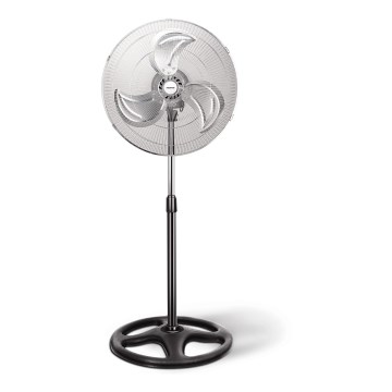 Aigostar - Stojanový ventilátor 55W/230V lesklý chrom/černá