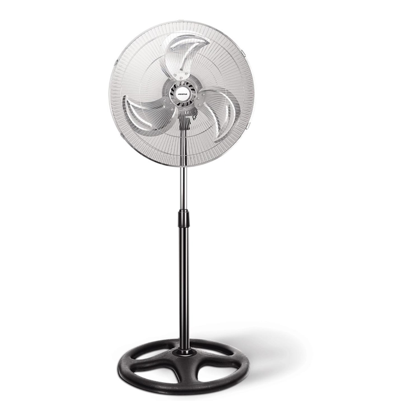 Aigostar - Stojanový ventilátor 55W/230V lesklý chrom/černá