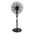 Aigostar - Stojanový ventilátor 60W/230V černá