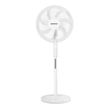 Aigostar - Stojanový ventilátor 60W/230V pr. 40 cm bílá