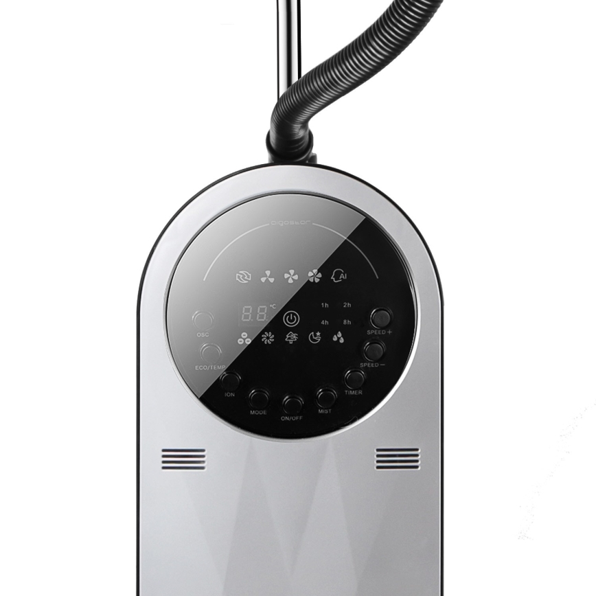 Aigostar - Stojanový ventilátor s mlhovým efektem MIST 95W/230V + dálkové ovládání