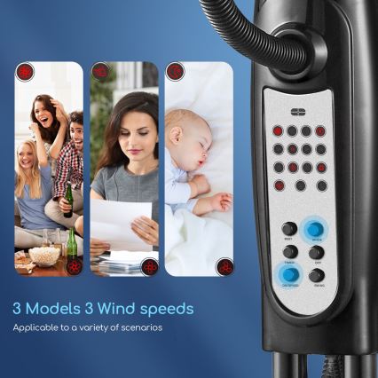 Aigostar - Stojanový ventilátor s rozprašovačem vody 75W/230V + DO