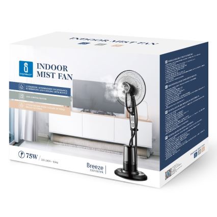 Aigostar - Stojanový ventilátor s rozprašovačem vody 75W/230V + DO