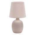 Aigostar - Stolní lampa 1xE14/40W/230V béžová