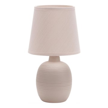 Aigostar - Stolní lampa 1xE14/40W/230V béžová