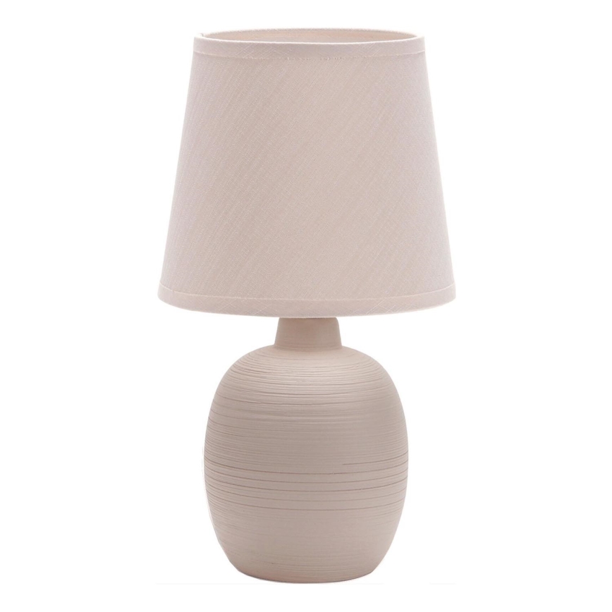 Aigostar - Stolní lampa 1xE14/40W/230V béžová