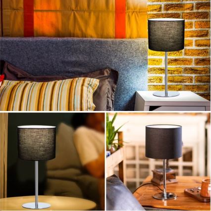 Aigostar - Stolní lampa 1xE14/40W/230V černá