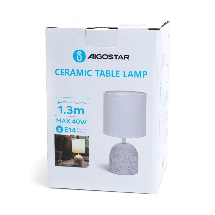 Aigostar - Stolní lampa 1xE14/40W/230V