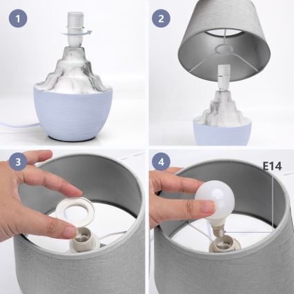 Aigostar - Stolní lampa 1xE14/40W/230V