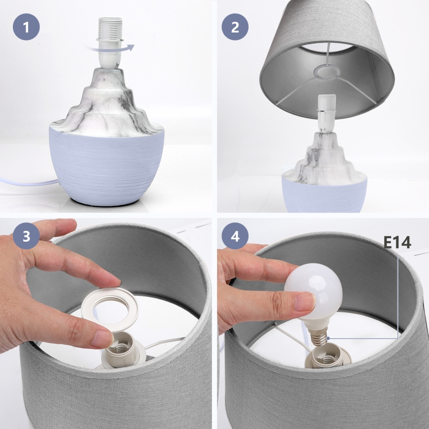 Aigostar - Stolní lampa 1xE14/40W/230V