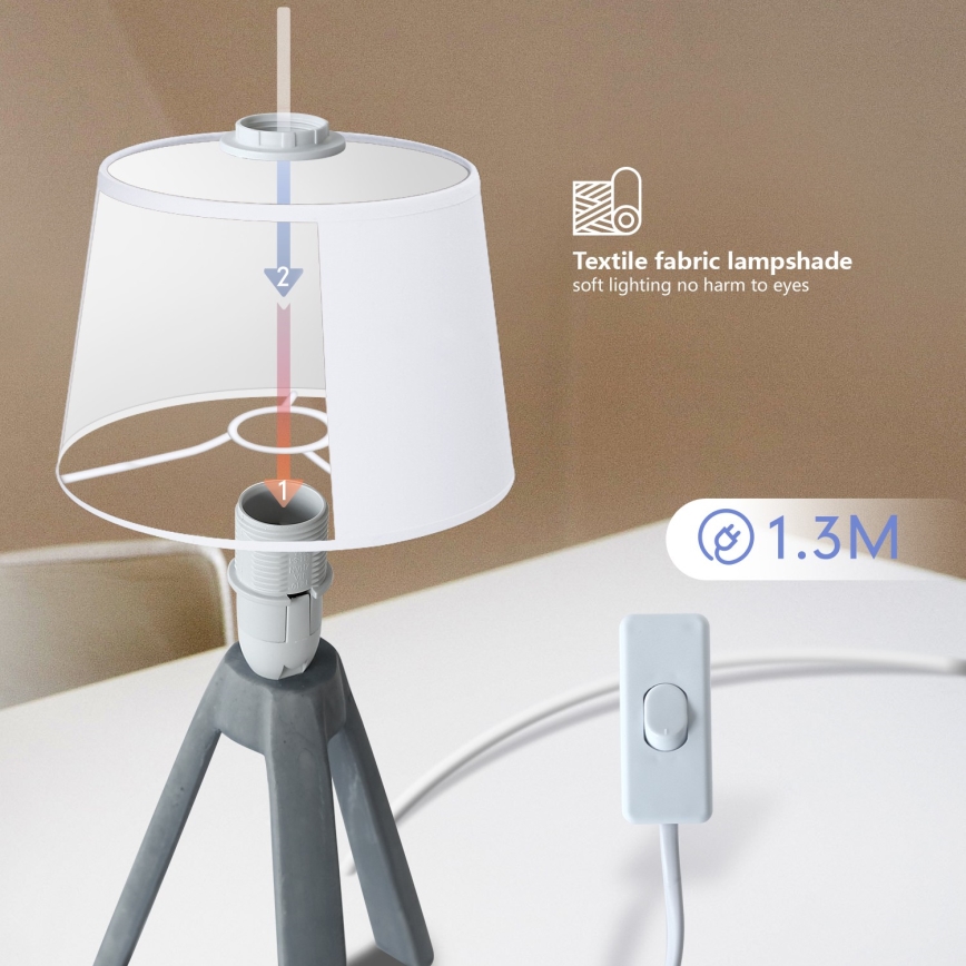 Aigostar - Stolní lampa 1xE14/40W/230V