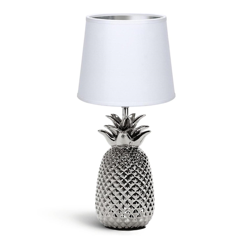 Aigostar - Stolní lampa 1xE14/40W/230V lesklý chrom