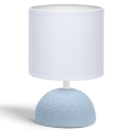 Aigostar - Stolní lampa 1xE14/40W/230V modrá/bílá