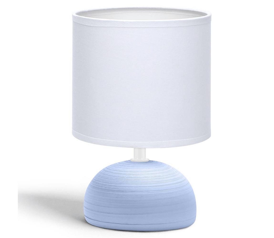 Aigostar B.V. Aigostar - Stolní lampa 1xE14/40W/230V modrá/bílá AI0165