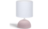Aigostar - Stolní lampa 1xE14/40W/230V růžová/bílá