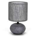 Aigostar - Stolní lampa 1xE14/40W/230V šedá