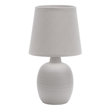 Aigostar - Stolní lampa 1xE14/40W/230V šedá