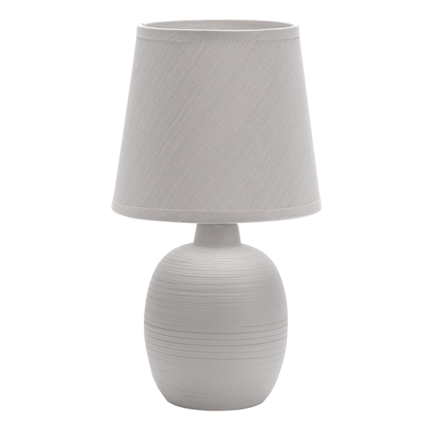 Aigostar - Stolní lampa 1xE14/40W/230V šedá