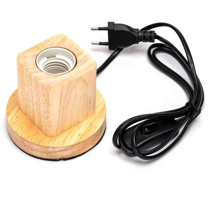 Aigostar - Stolní lampa 1xE27/60W/230V béžová
