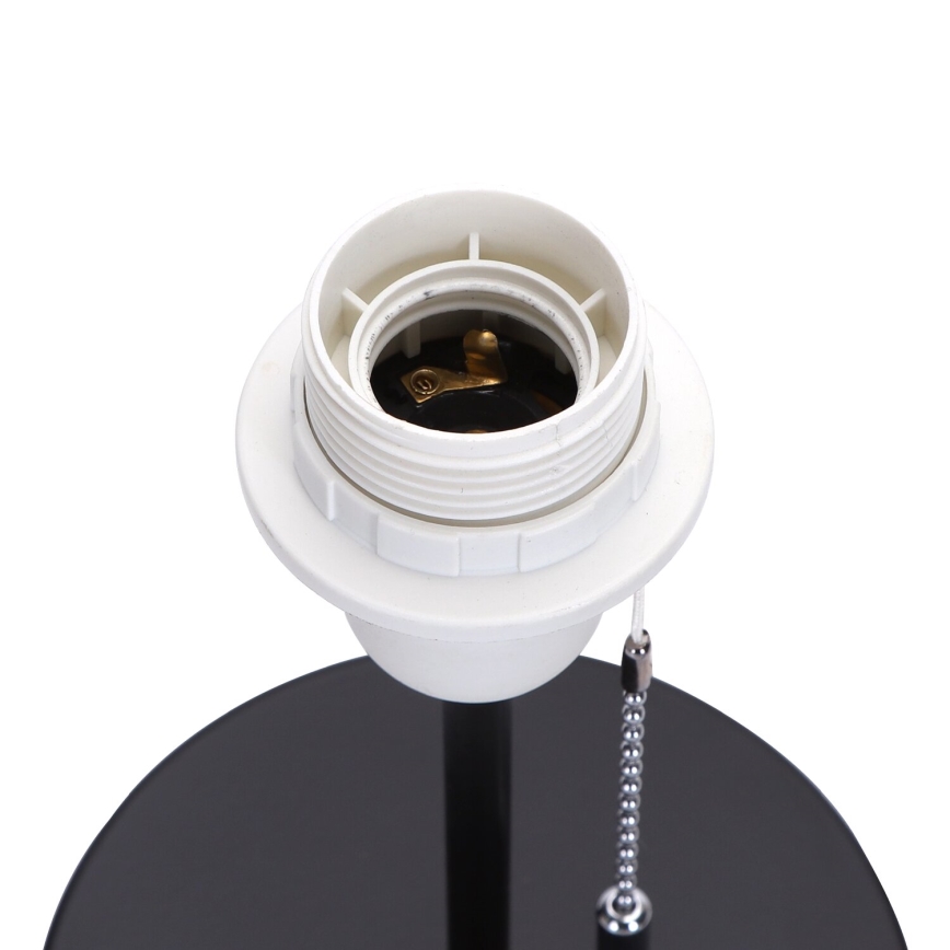 Aigostar - Stolní lampa s USB portem 1xE27/40W/230V černá