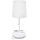 Aigostar - Stolní lampa se zásuvkami 1xE27/60W/230V bílá