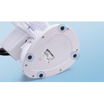 Aigostar - Stolní ventilátor 22W/230V 27 cm bílá