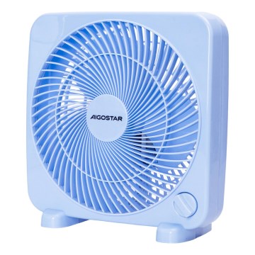 Aigostar - Stolní ventilátor 30W/230V modrá