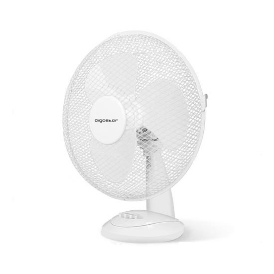 Aigostar - Stolní ventilátor 35W/230V 34 cm bílá