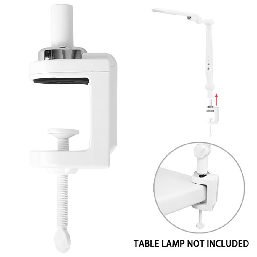 Aigostar - Svorka na stolní lampu bílá