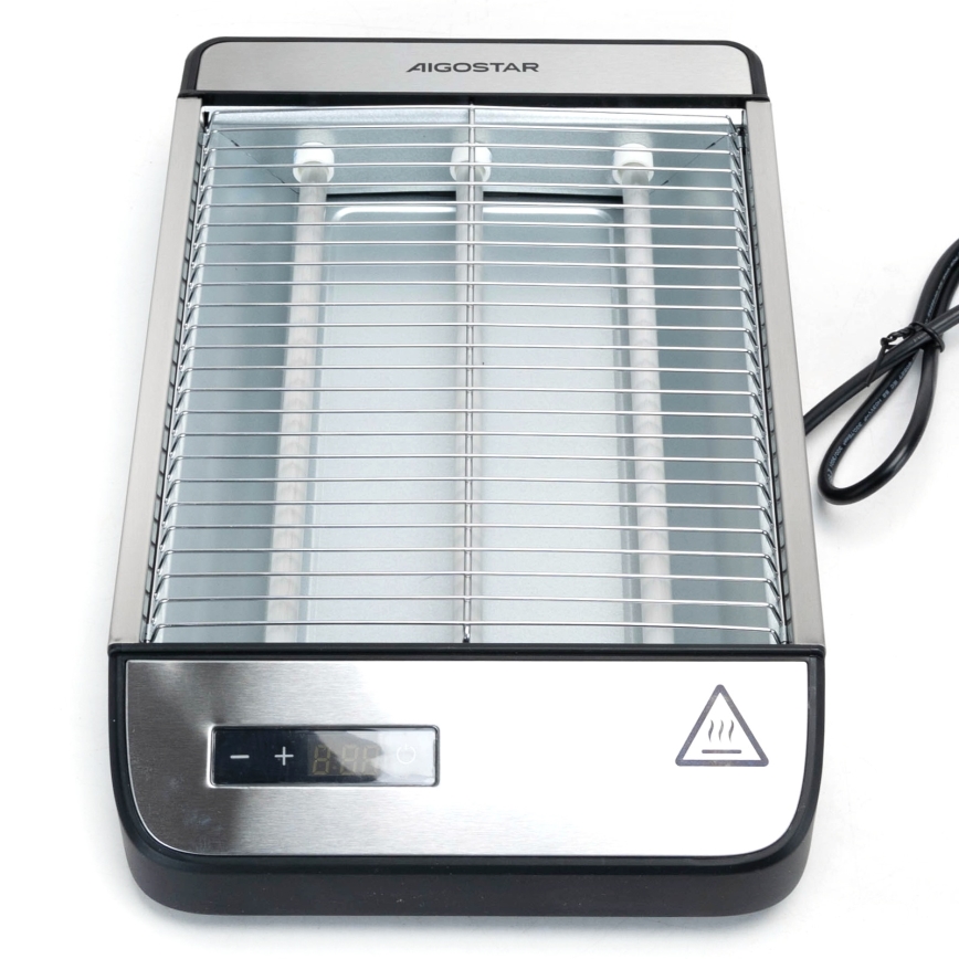 Aigostar - Topinkovač 840-1000W/230V matný chrom