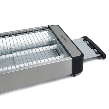Aigostar - Topinkovač 840-1000W/230V matný chrom
