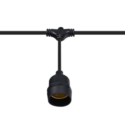 Aigostar - Venkovní dekorační řetěz 6,5m 10xE27/25W/230V IP44