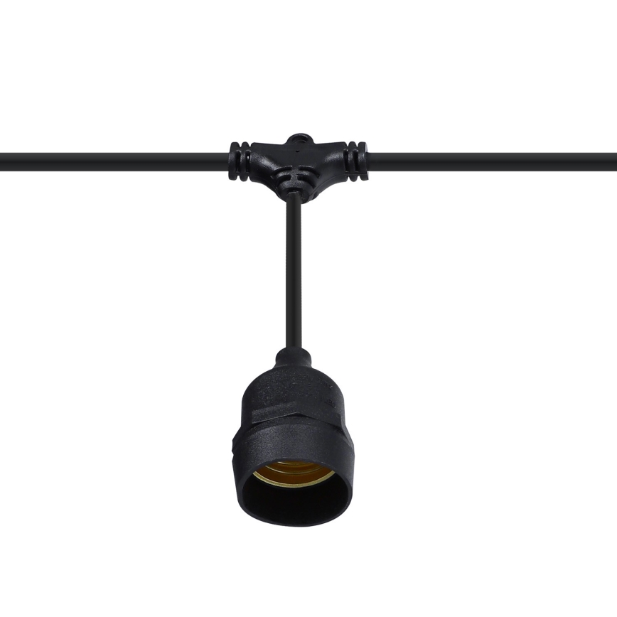 Aigostar - Venkovní dekorační řetěz 6,5m 10xE27/25W/230V IP44