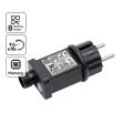 Aigostar - Venkovní napájecí adaptér 9W/31V/8 funkcí IP44 černá