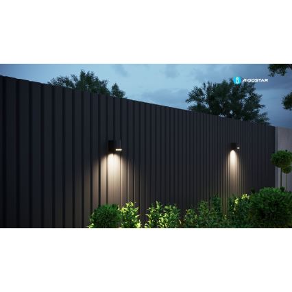Aigostar - Venkovní nástěnné svítidlo 1xGU10/35W/230V černá IP54