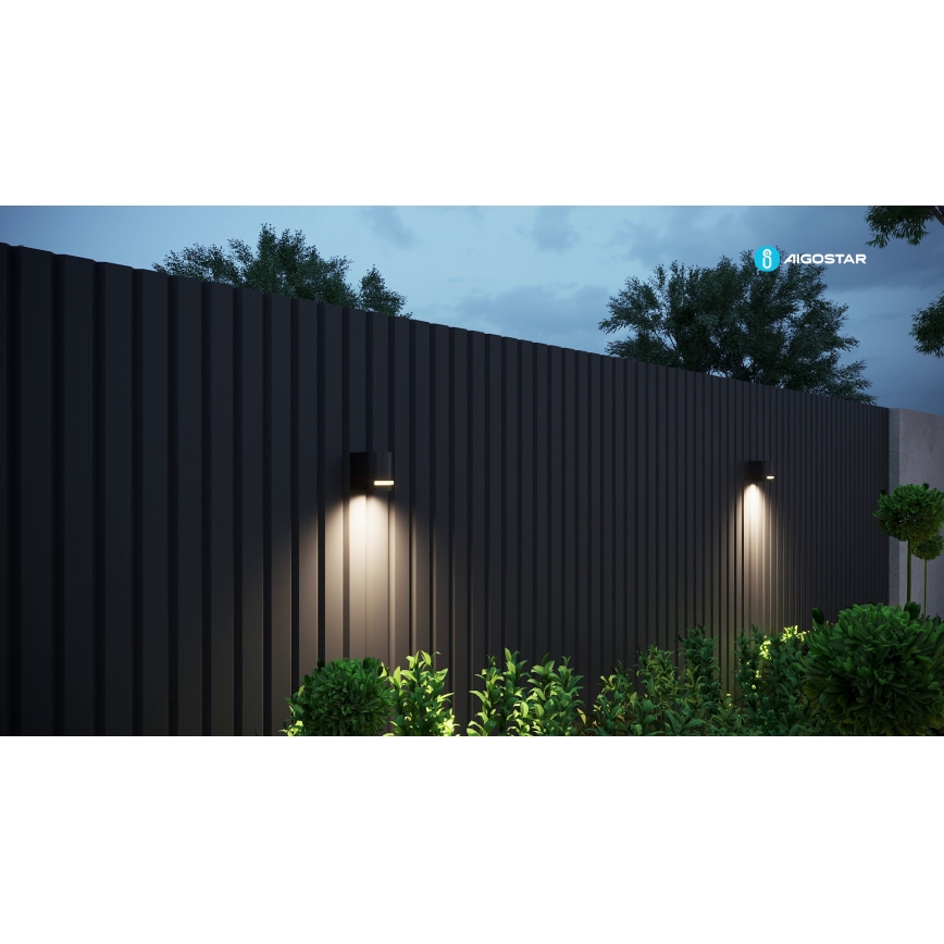 Aigostar - Venkovní nástěnné svítidlo 1xGU10/35W/230V černá IP54